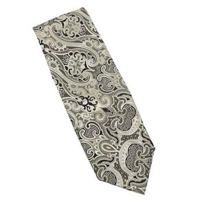 THE BIG KNOT by Steven Land 100 Silk Mens Paisley Necktie Fashion‎ Accessory